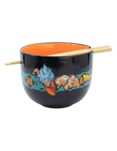 Dragon Ball Ramen Bowl with Chopsticks Letters