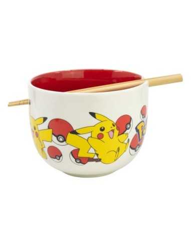 Pokémon Ramen Bowl with Chopsticks Face  Stor