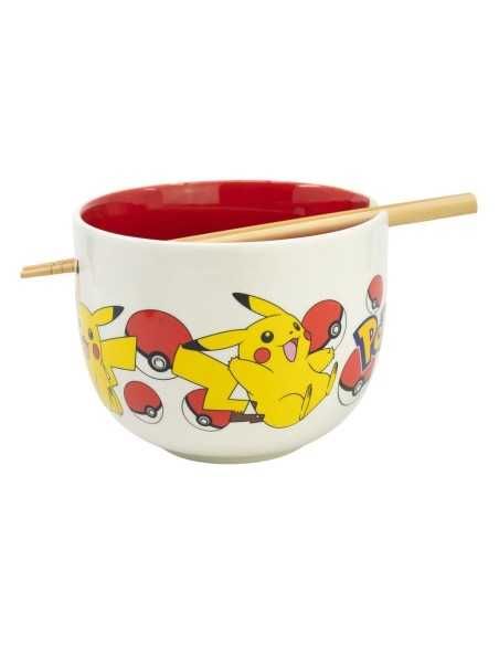 Pokémon Ramen Bowl with Chopsticks Face  Stor