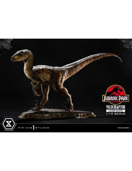 Jurassic Park Prime Collectibles Statue 1/10 Velociraptor Closed Mouth 19 cm