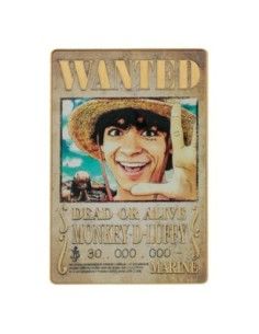 One Piece Ingot Luffy Wanted Poster Limited Edition  Fanattik