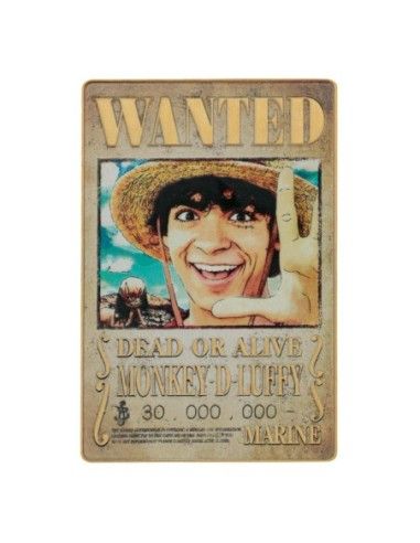 One Piece Ingot Luffy Wanted Poster Limited Edition