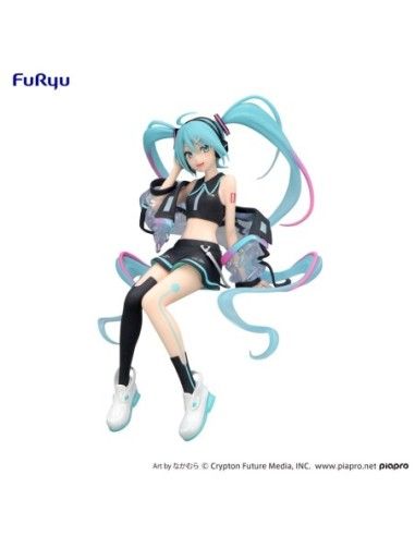 Hatsune Miku Noodle Stopper PVC Statue Neon Cyber 16 cm  FURYU