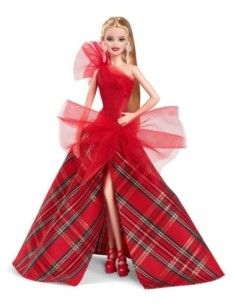 Barbie Signature Doll Holiday Barbie Blonde  Mattel