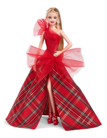 Barbie Signature Doll Holiday Barbie Blonde  Mattel