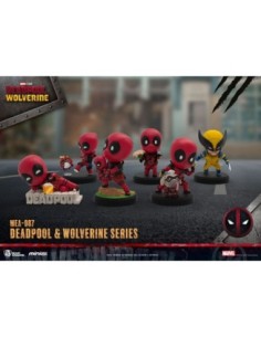 Deadpool 3 Deadpool & Wolverine Series Mini Egg Attack Figures Set 8 cm