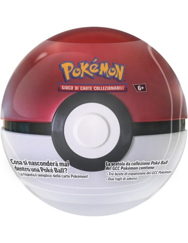 Pokemon Poke Ball Tin 2021 ITA con 3 BustineAstri Lucenti Lucentezza Siderale Scarlatto e Violetto  Pokémon Company International