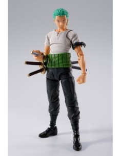 One Piece S.H.Figuarts Action Figure Roronoa Zoro Romance Dawn Ver. 15 cm  Bandai Tamashii Nations