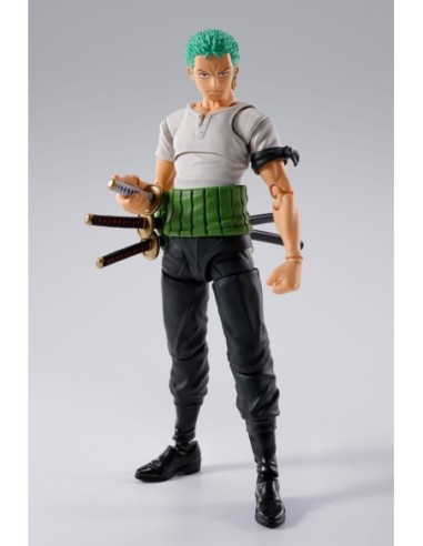 One Piece S.H.Figuarts Action Figure Roronoa Zoro Romance Dawn Ver. 15 cm