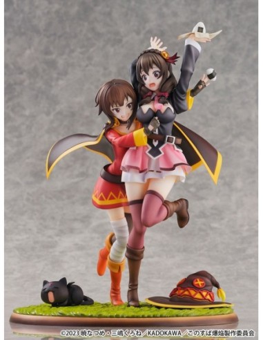 Konosuba: SHIBUYA SCRAMBLE FIGURE PVC Statue 1/6 Megumin & Yunyun Futari wa Otomodachi Ver. 26 cm