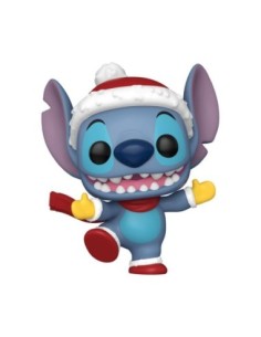 Disney POP! Vinyl Figure Holiday Stitch w/Hat 9 cm