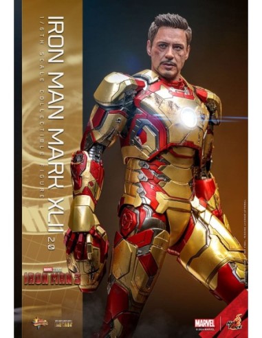 Iron Man 3 Movie Masterpiece Diecast Action Figure 1/6 Iron Man Mark XLII (2.0) 32 cm  Hot Toys