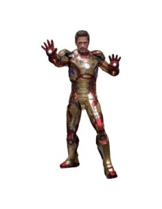 Iron Man 3 Movie Masterpiece Diecast Action Figure 1/6 Iron Man Mark XLII (2.0) Deluxe 32 cm  Hot Toys