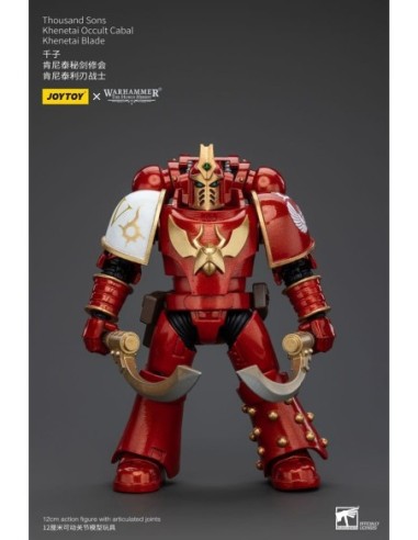 Warhammer The Horus Heresy Action Figure 1/18 Thousand Sons Khenetai Occult Cabal Khenetai Blade 12 cm  Joy Toy (CN)