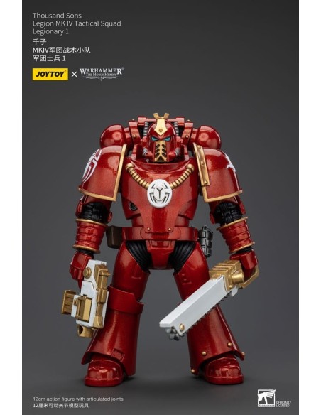 Warhammer The Horus Heresy Action Figure 1/18 Thousand Sons Legion MK IV Tactical Squad Legionary 1 12 cm  Joy Toy (CN)