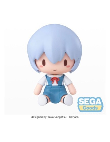 Evangelion: New Theatrical Edition Fuwa Petit Chibi Figure Rei Ayanami 8 cm  SEGA