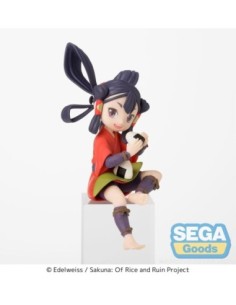 Sakuna: Of Rice and Ruin PM Perching PVC Statue Sakuna Anime Ver. 14 cm  SEGA