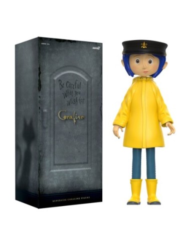 Coraline Supersize Vinyl Action Figure Coraline with Hat (Button Eyes) 40 cm  Super7