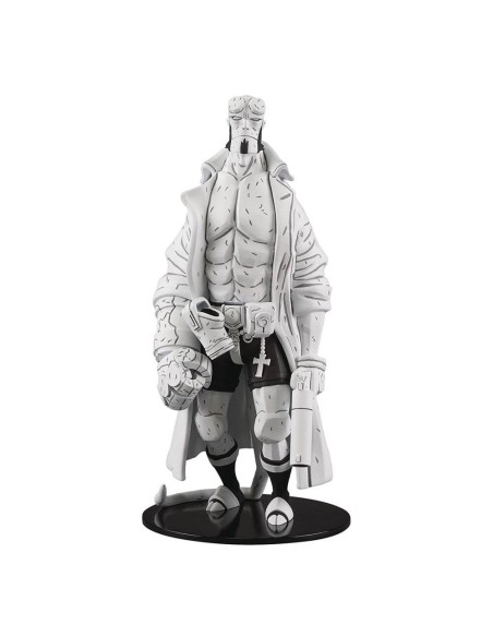 Hellboy Vinyl Statue 30th Anniversary B&W Variant Previews Exclusive 32 cm